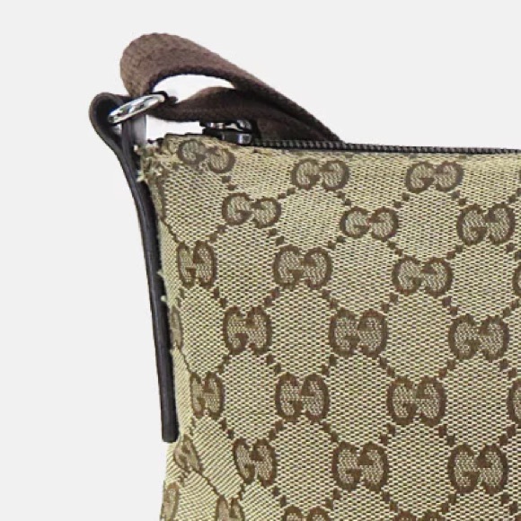 Authenticated Gucci Sherry Messenger Crossbody Shoulder Bag Tote Purse - Picture 6 of 15